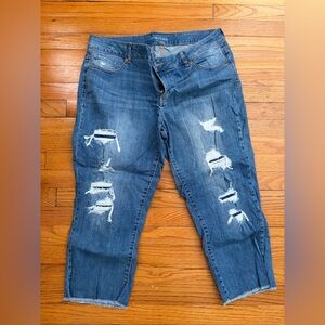 Distressed Blue Jeans for Women